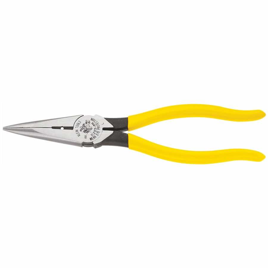 Long-Nose Pliers HD Side Cutters/Skinning Hole 8-5/16"