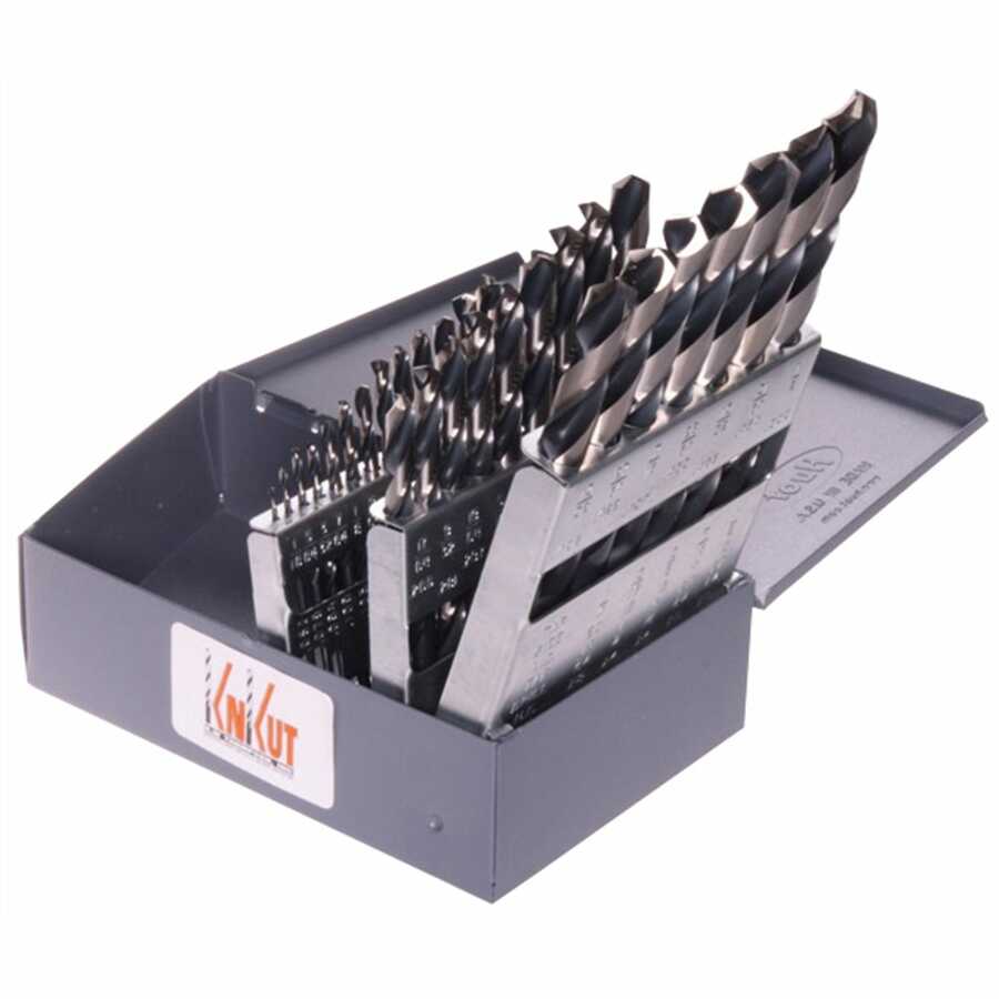 Fractional Jobber Length Drill Bit Set 29 Pc