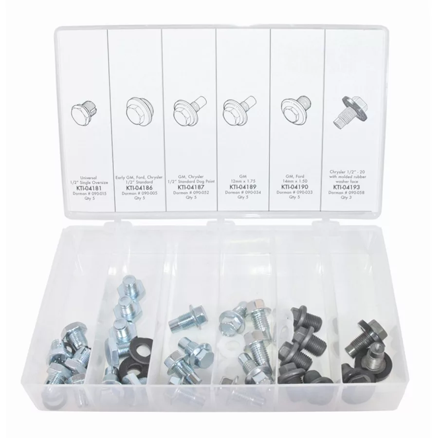 DRAIN PLUG ASSORTMENT- 28 PIECE
