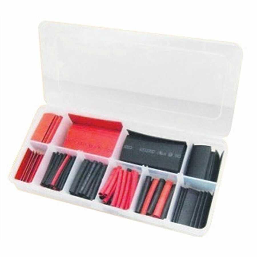 Heat Shrink Tubing Assortment - 216 Pieces