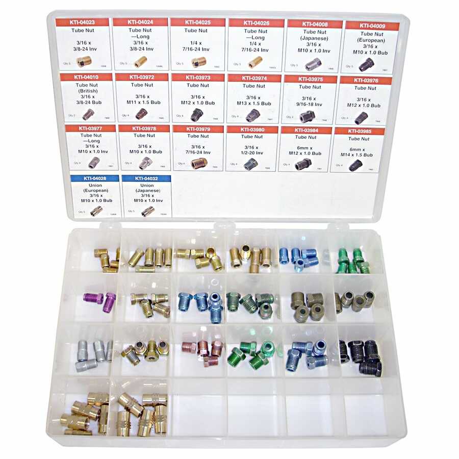 86-piece Master Brake Fittings Assortment