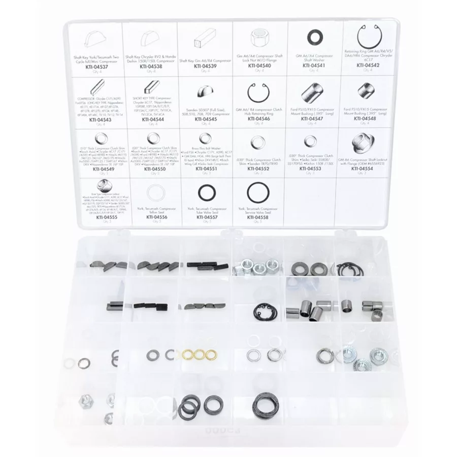 84 PC A/C MISC COMPRESSOR COMPONENTS