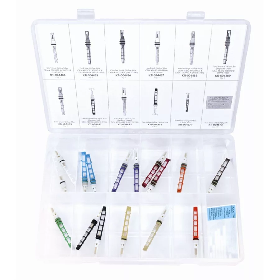 26 PC ORIFICE TUBES, RETRO FIT LABELS