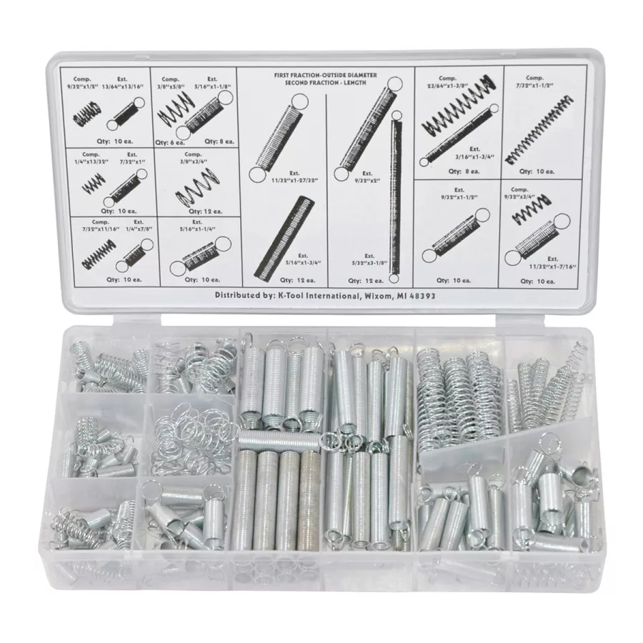 KIT-200PC SPRING ASSORTMENT KIT-200PC SPRING ASSORTMENT