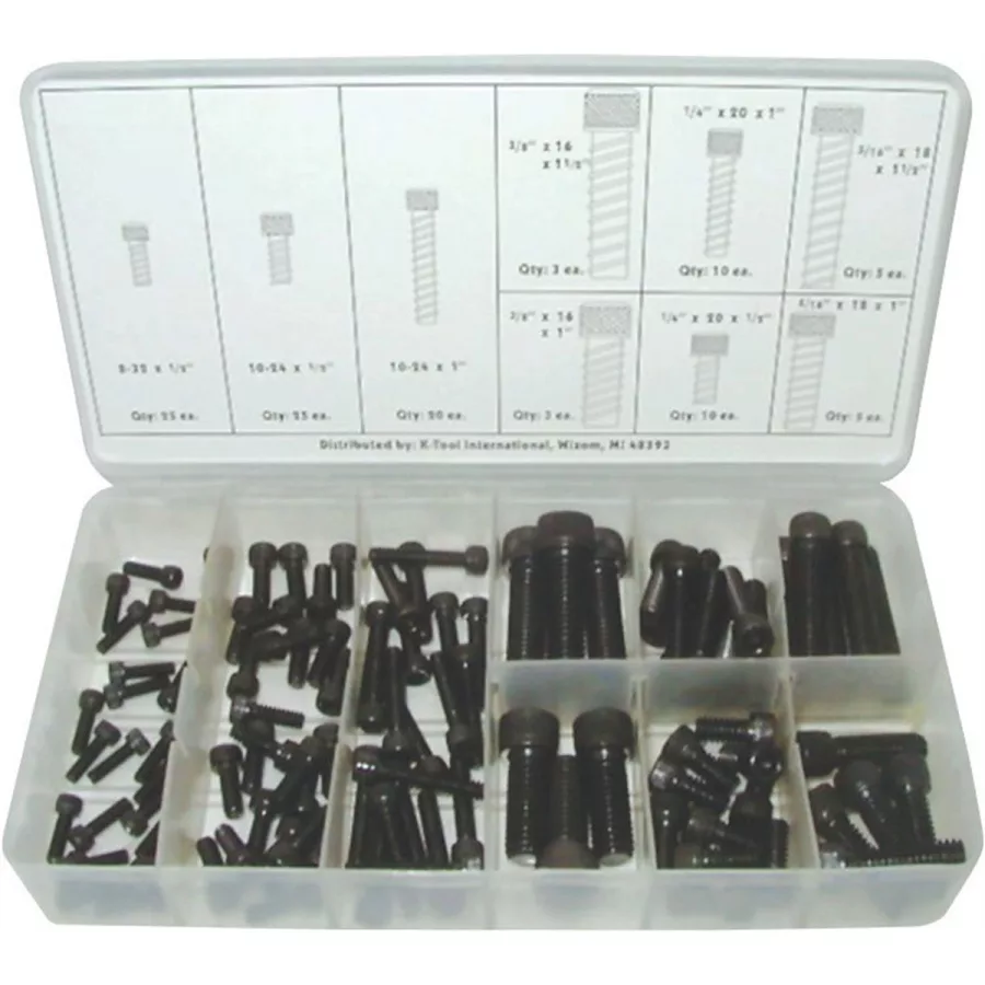 Screw Assortment-Allen Cap- 10 Screw Assortment-Allen Cap- 10