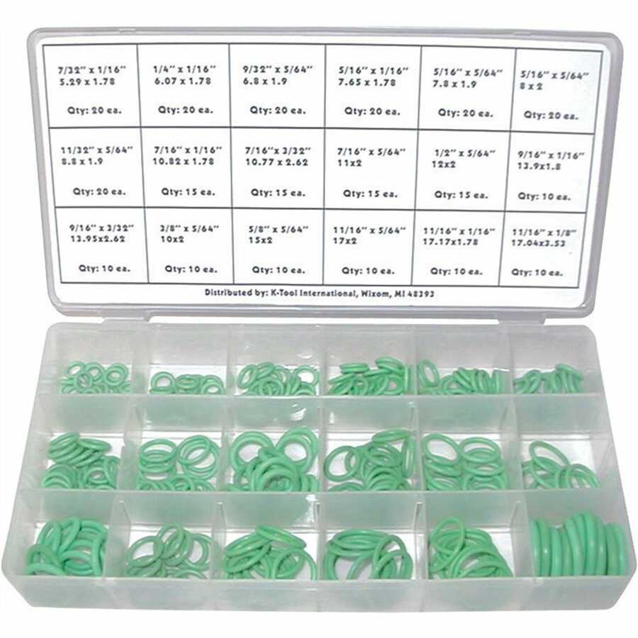 270 Piece HNBR O-Ring Assortment