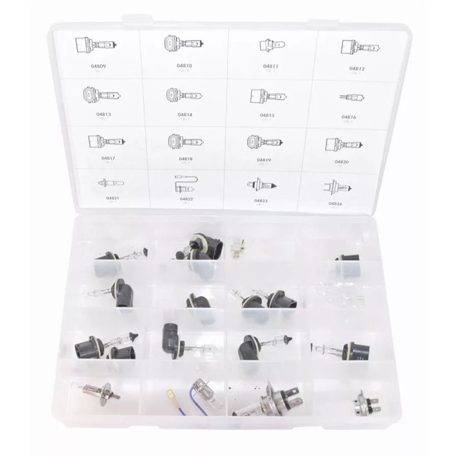 Bulb Assortment Halogen 20 Pie