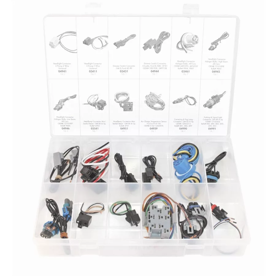 Headlight Connectors 17 Piece
