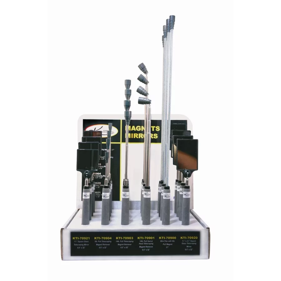 24 PC MAGNETIC TOOL & MIRROR DISPLAY