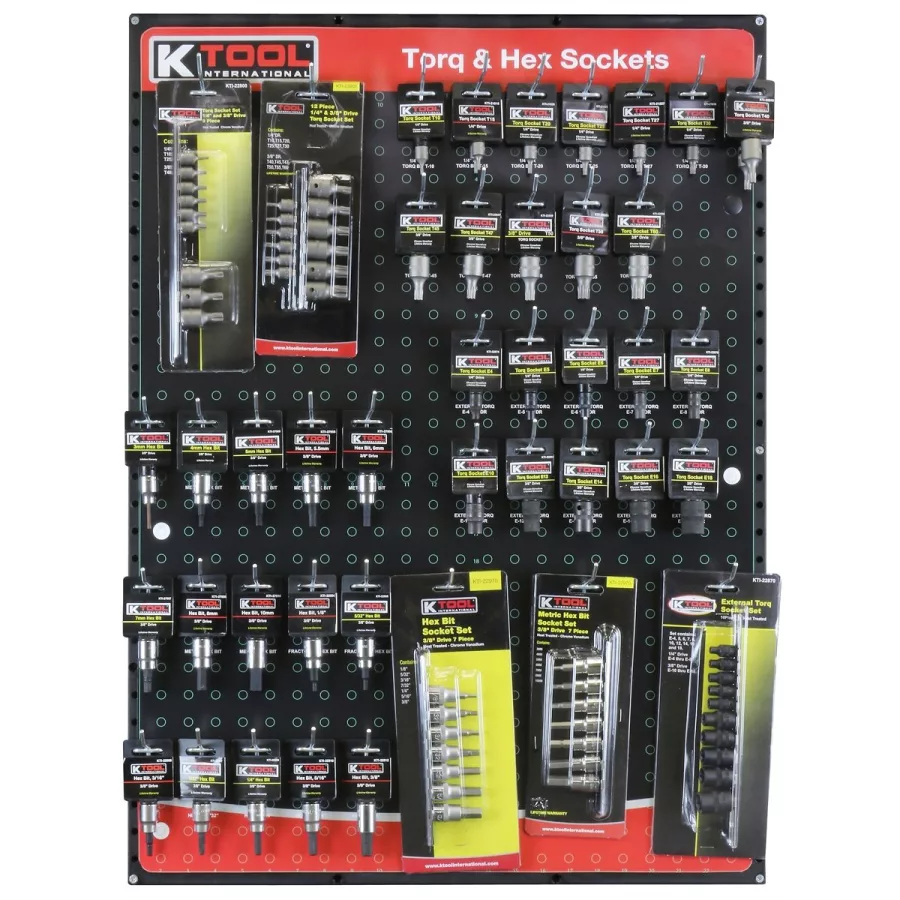 TORQ & HEX BIT DISPLAY BOARD