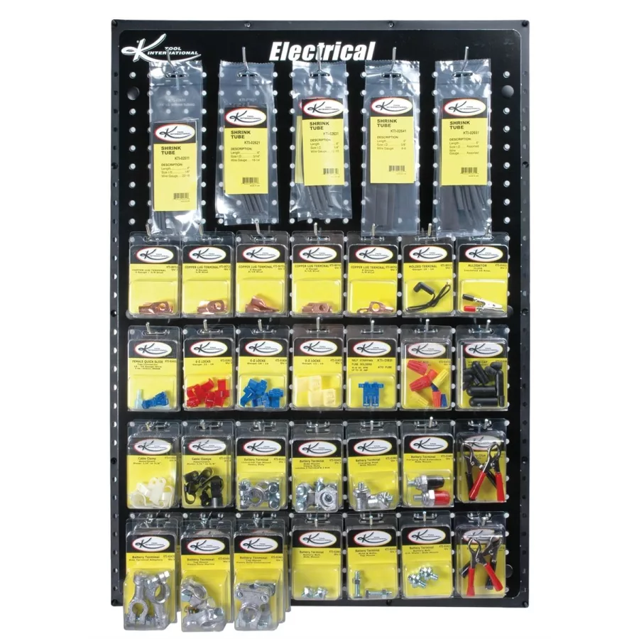 ELECTRICAL COMPONENTS DISPLAY BOARD