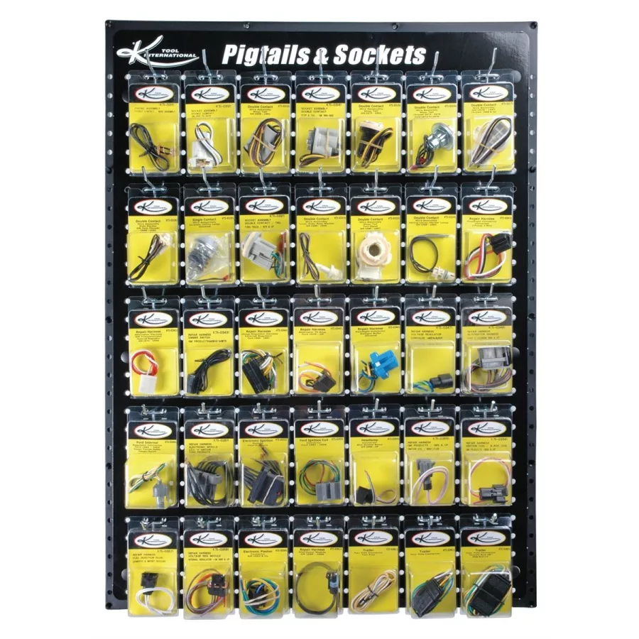 PIGTAIL & SOCKETS DISPLAY BOARD PIGTAIL & SOCKETS DISPLAY BOARD