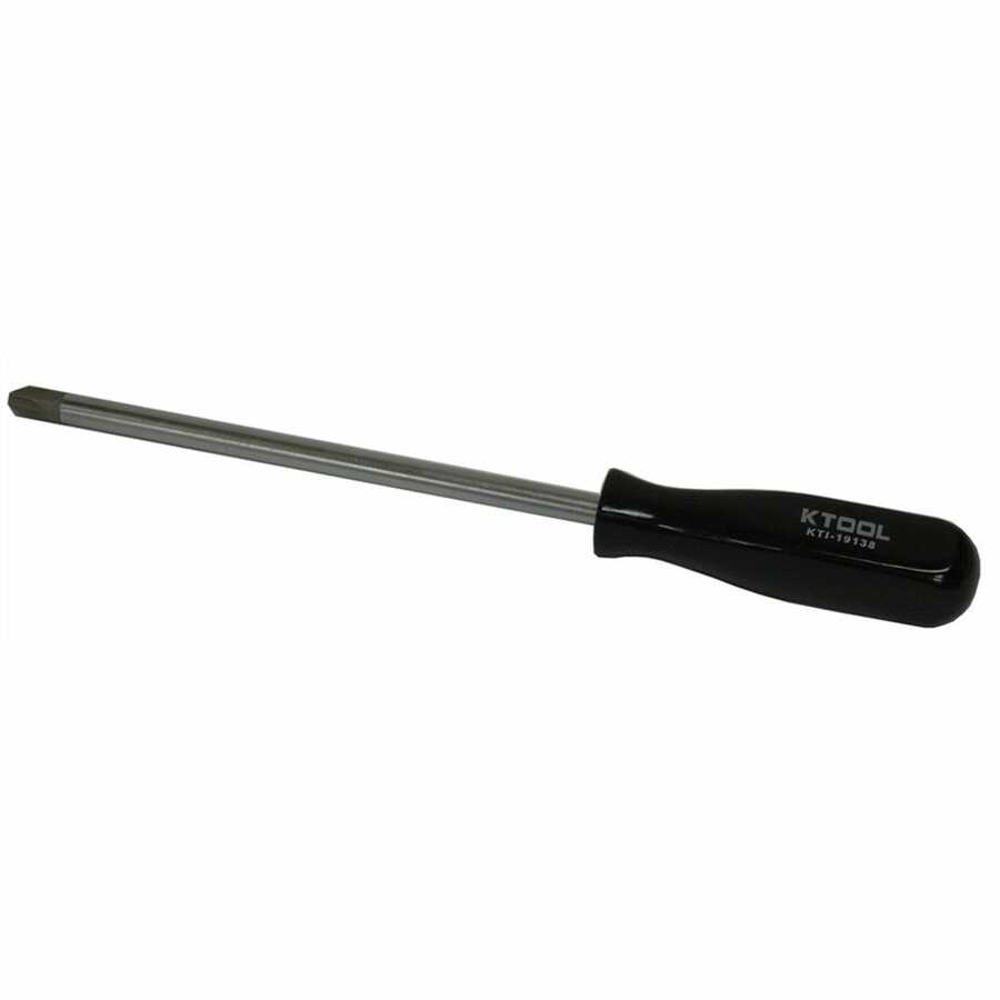 Screwdriver #4 Phillips 8 Inch Black