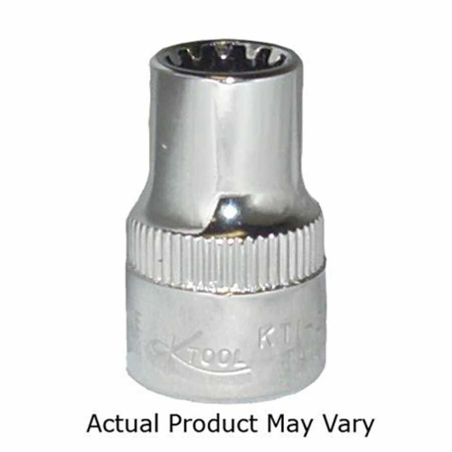 Spline Socket 3/8" Dr 9/16"