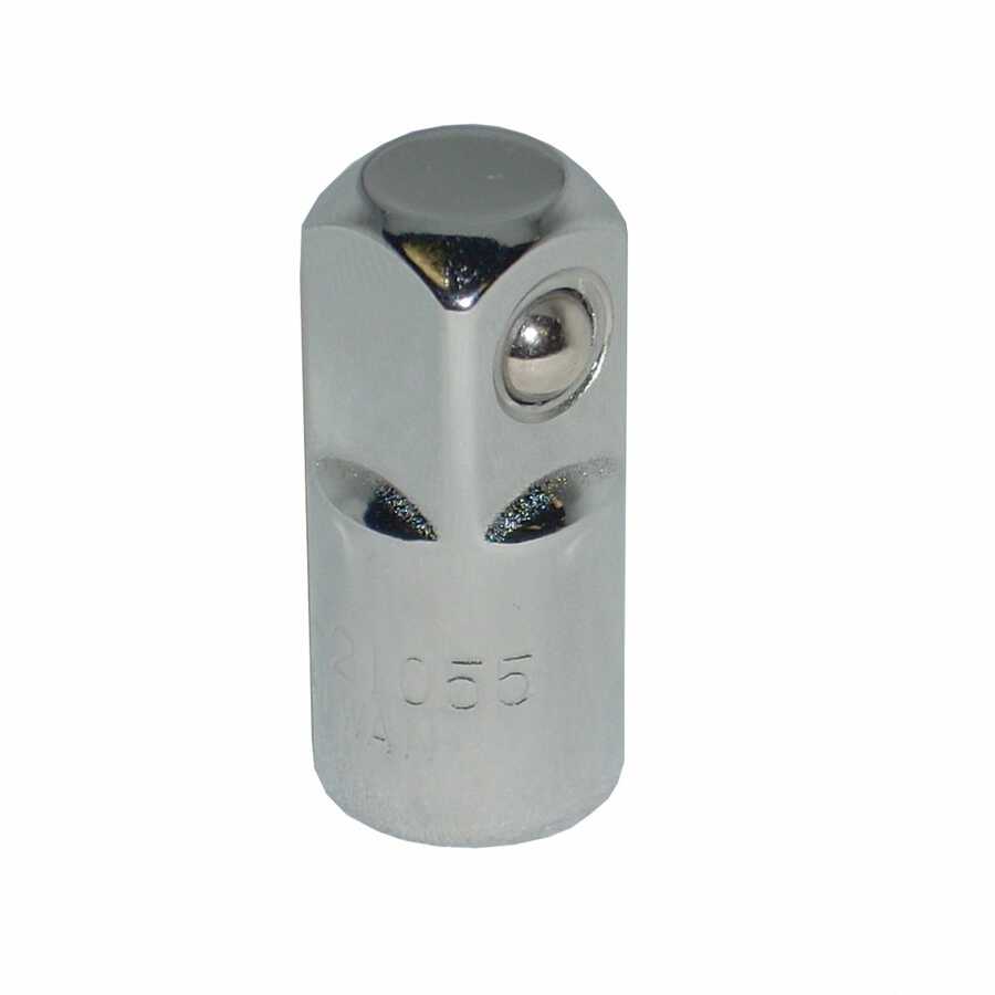 1/4 Female x 3/8 Male Chrome Adapter