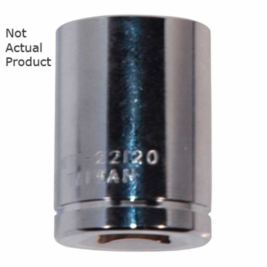 SOC 1/4 3/8D 6PT SHORT