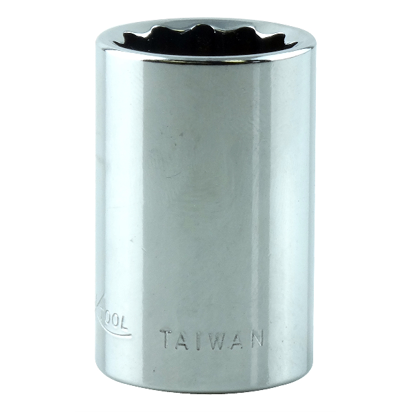 SOC 13MM 3/8D 12PT SHORT