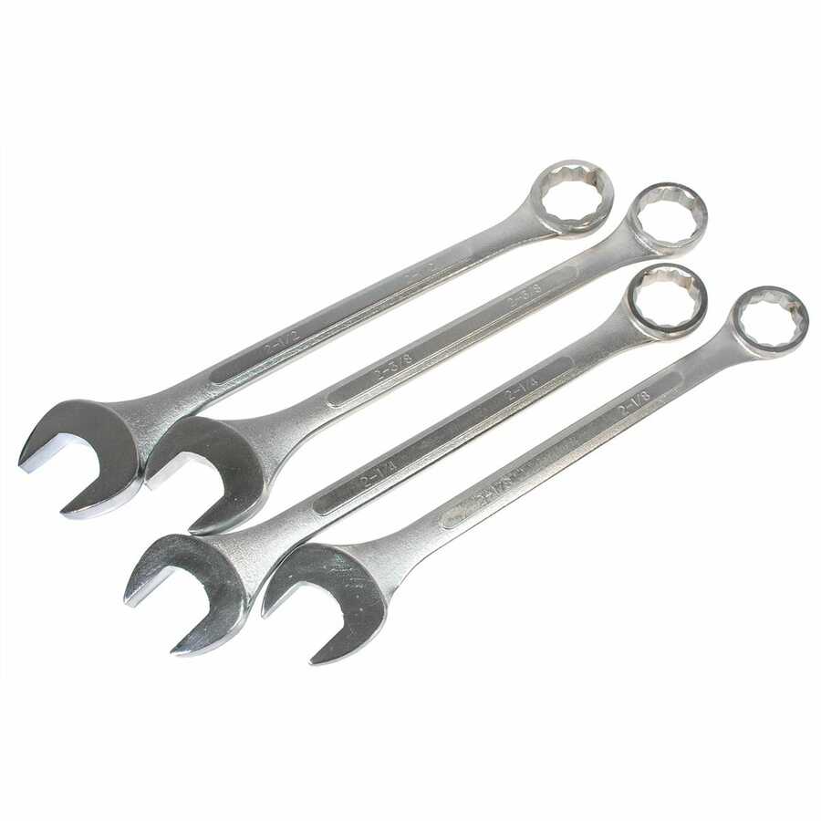 4 Piece Raised Panel Jumbo Combination Wrench Set