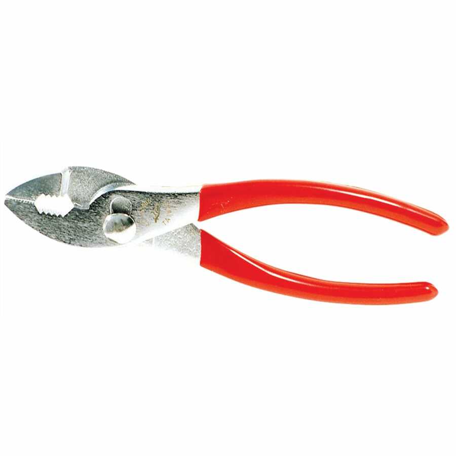 Slip Joint Pliers w/ Red Handles - 6 In