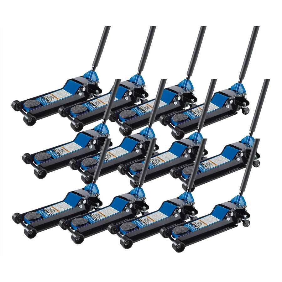 3.33 Ton Low Profile Service Jack,12Pk