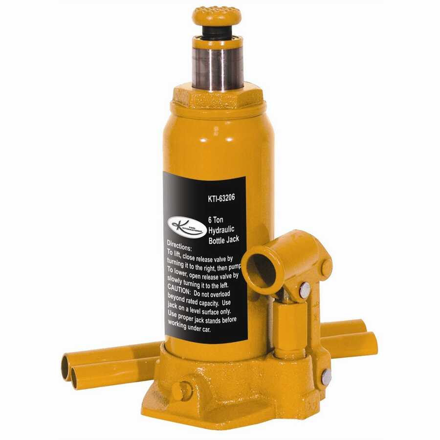 Hydraulic Bottle Jack - 6 Ton Capacity