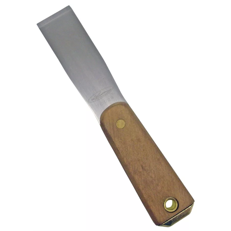 Chisel Scraper w/ Wood Handle - 1-1/2 In