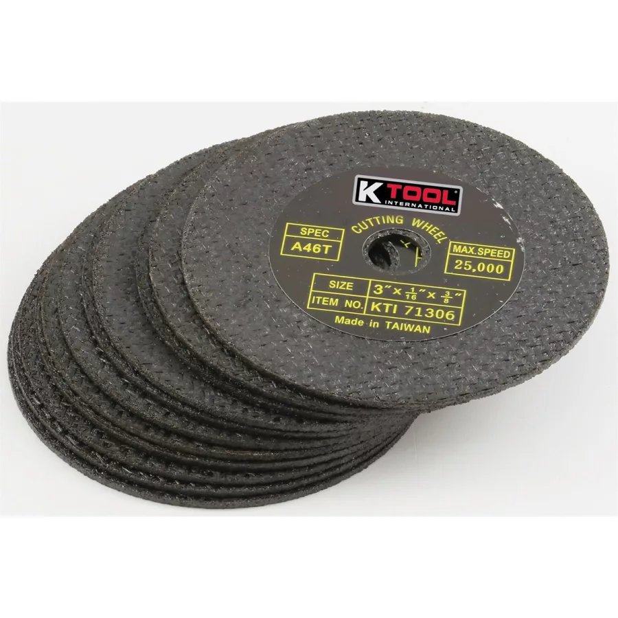 Abrasive Cut-Off Discs - 3 In x 1/16 In - 50 Pack
