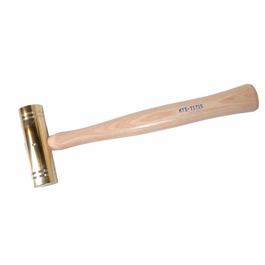 Brass Hammer w/ Hickory Handle - 24 Oz