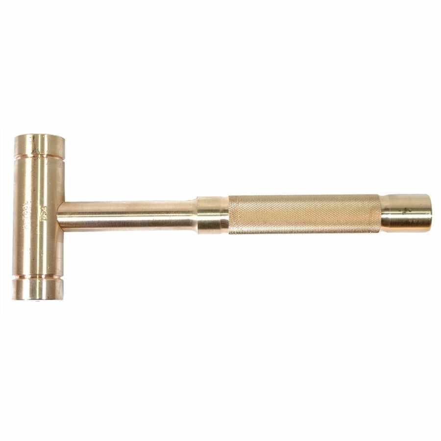 K Tool 71782 27 Oz Solid Brass Hammer KTI71782
