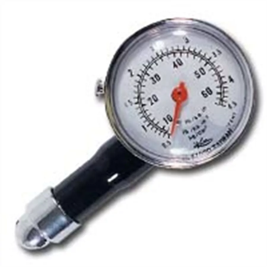 TIRE PRESSURE GAUGE 10 TO 60LB. CARDED