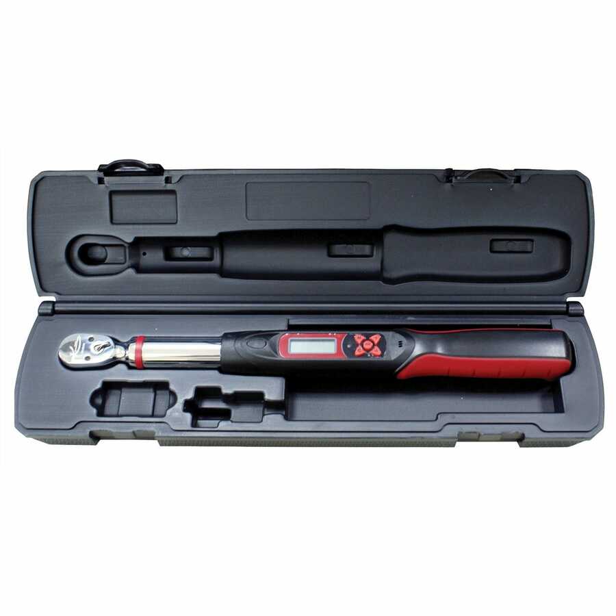 3/8" Drive Digital Torque Wrench 10.-99.5 ft-lbs 120-1195 in-lbs