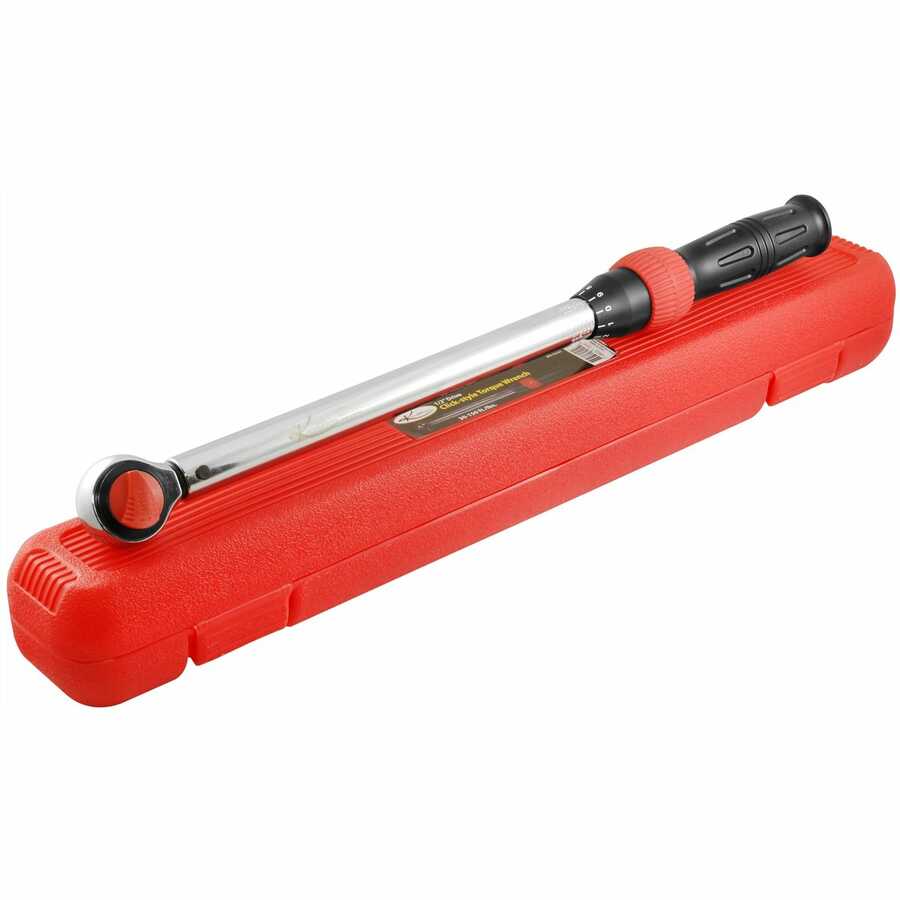 1/2" Dr. Click-style Torque Wrench 30-150 ft-lbs