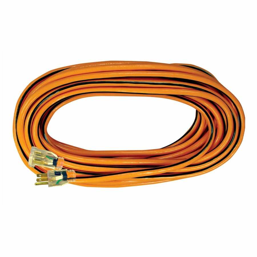 Ext Cord w/ lighted end 25 foo