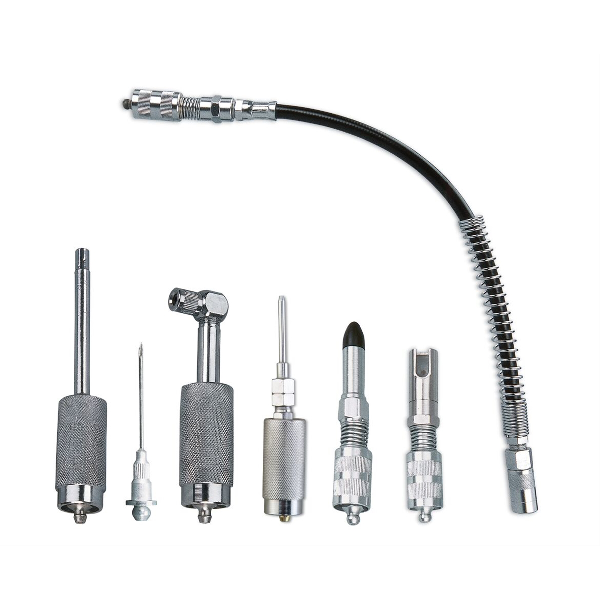 Quick Connect Grease Gun Accessory Kit, 7 Pc