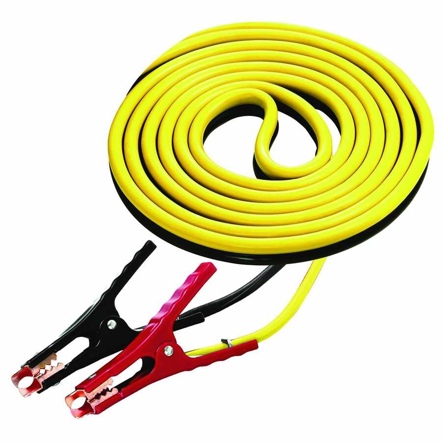 12' Medium Duty 8 Gauge Booster Cables with 400 Amp Clamps