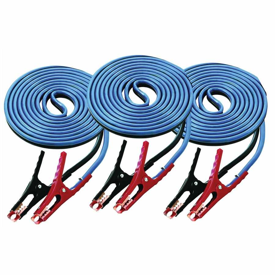 Booster Cable 20' 4 Ga 400 AMP - 3pk