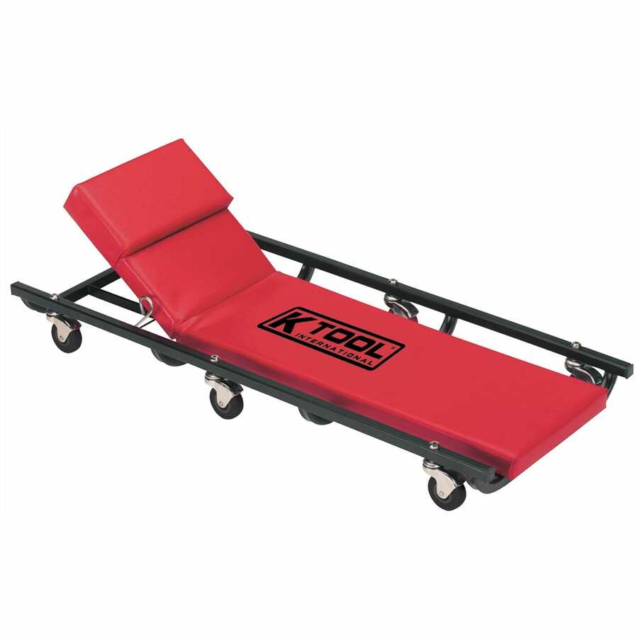 40" Metal Frame Creeper with Adjustable Headrest