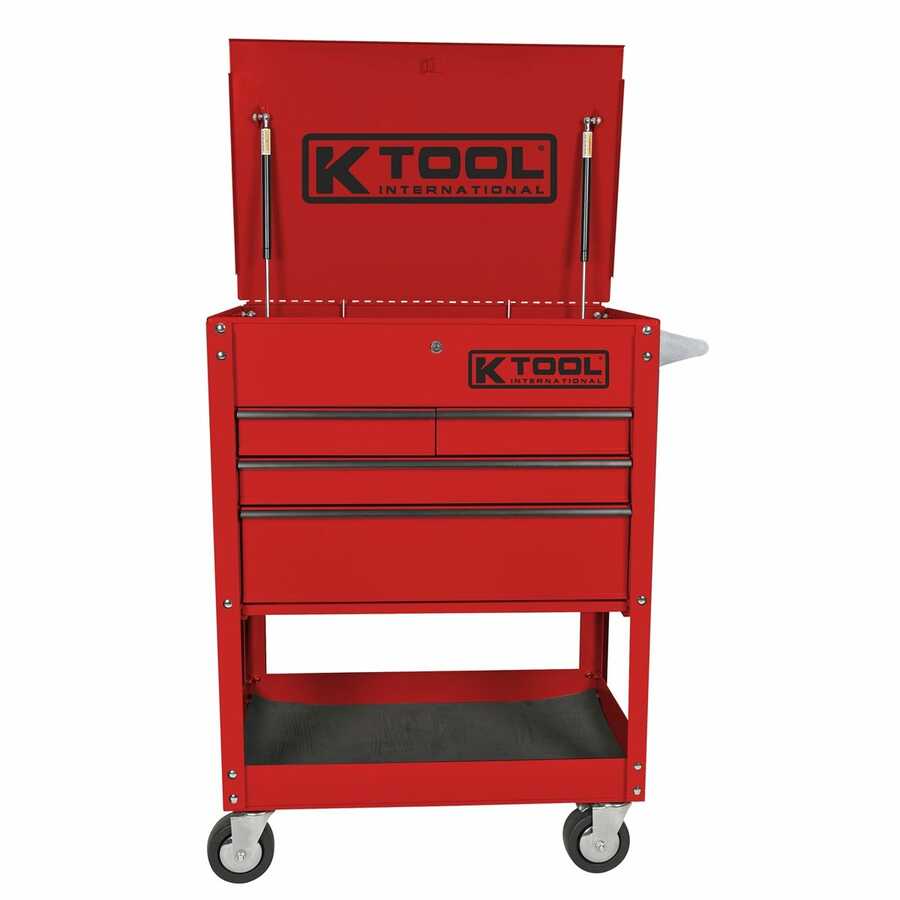 4 Drawer Locking Service Cart