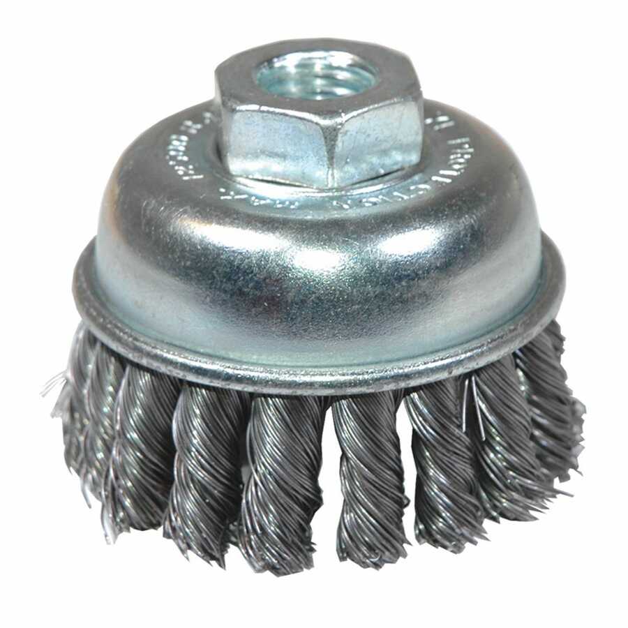 BRUSH 2-3/4\" KNOT CUP X-COARSE