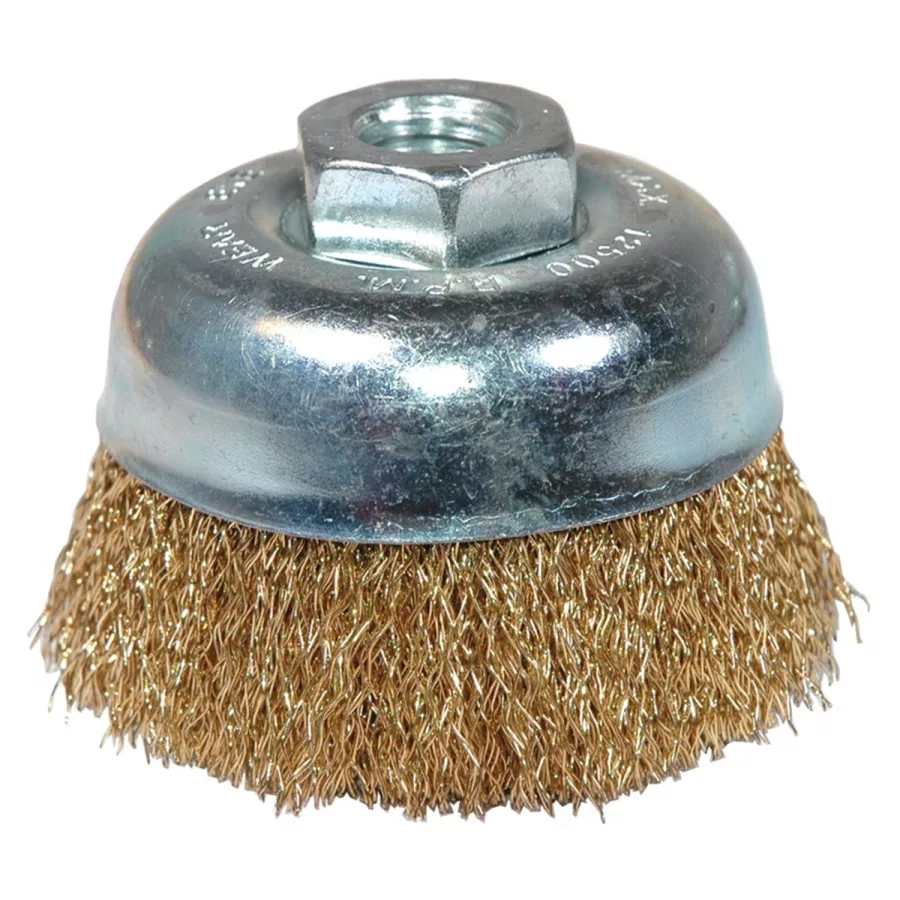 BRUSH 3" CRIMPED CUP COARSE BRUSH 3" CRIMPED CUP COARSE