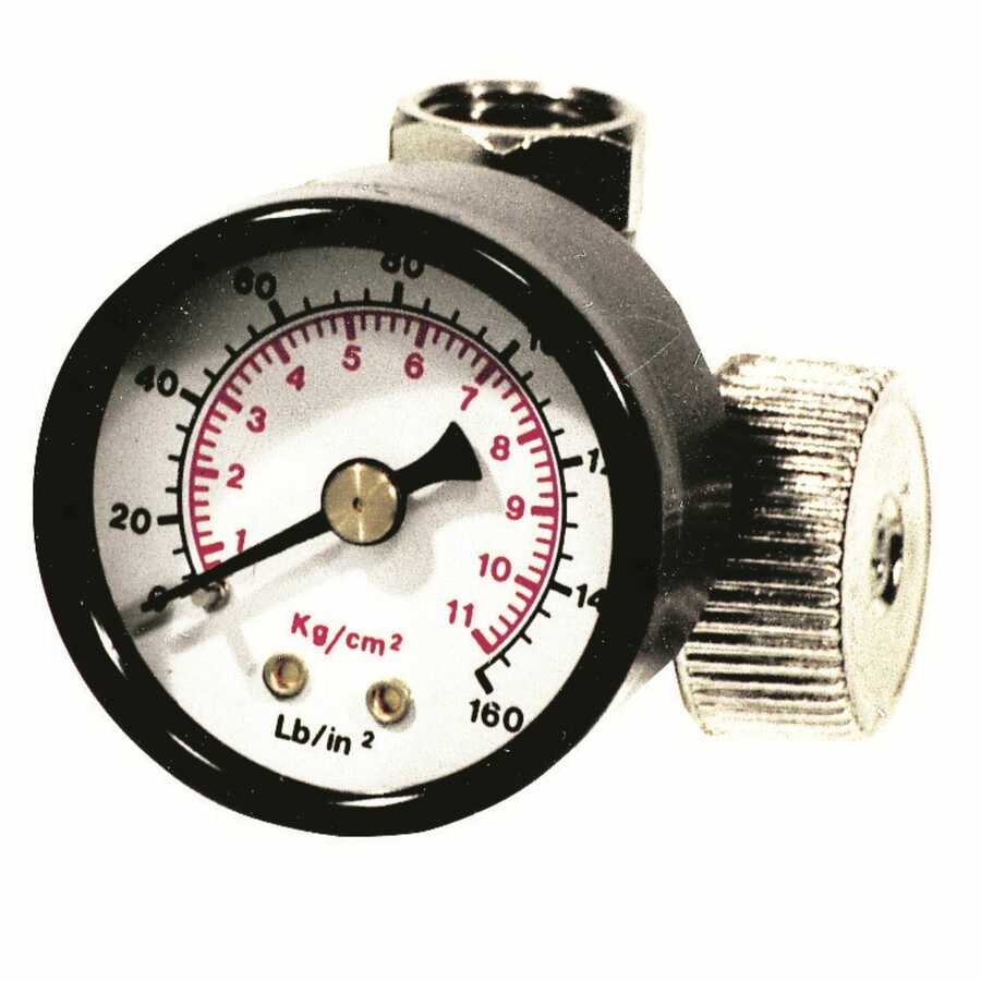 1/4" AIR REGULATOR W/GAUGE