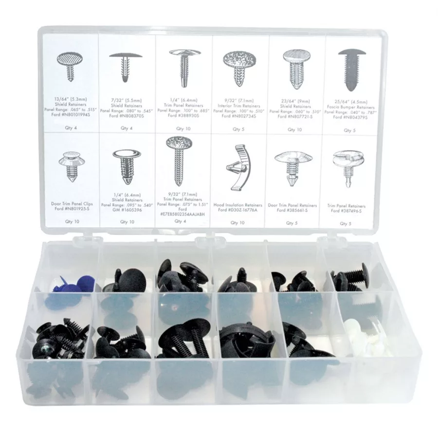 82 Piece Ford Body Retainer Kit 82 Piece Ford Body Retainer Kit