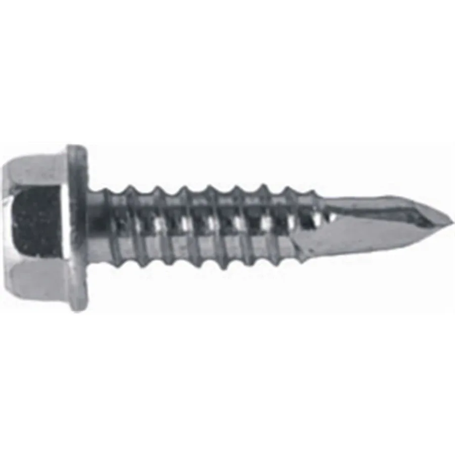 (image for) 1/4"-INDENTED HEX HEAD TEX CLMSHL (6 PCK)