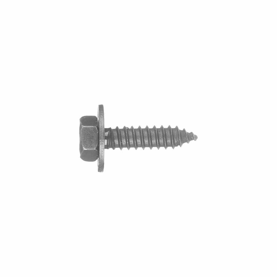 10MM-SHEET METAL SCREWS BLACK CLMSHL (4 PCK)