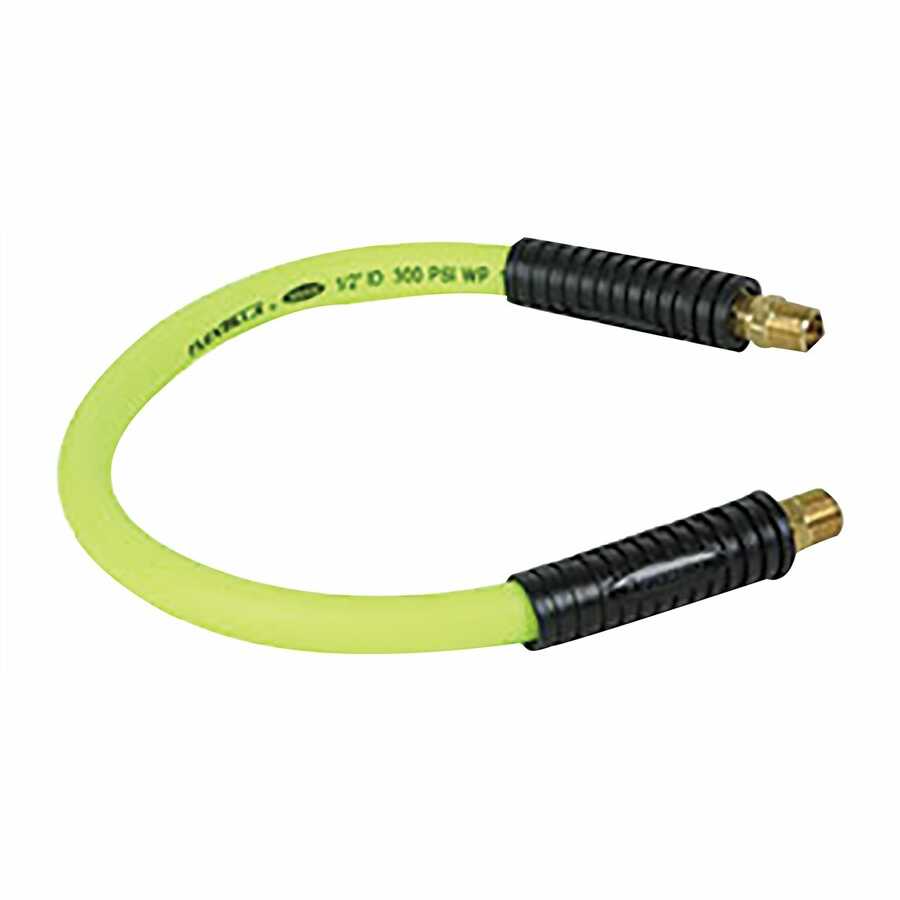 Zilla Whip 1/2 Inch x 2 Ft Swivel Whip Hose w 3/8 Inch NPT Ends