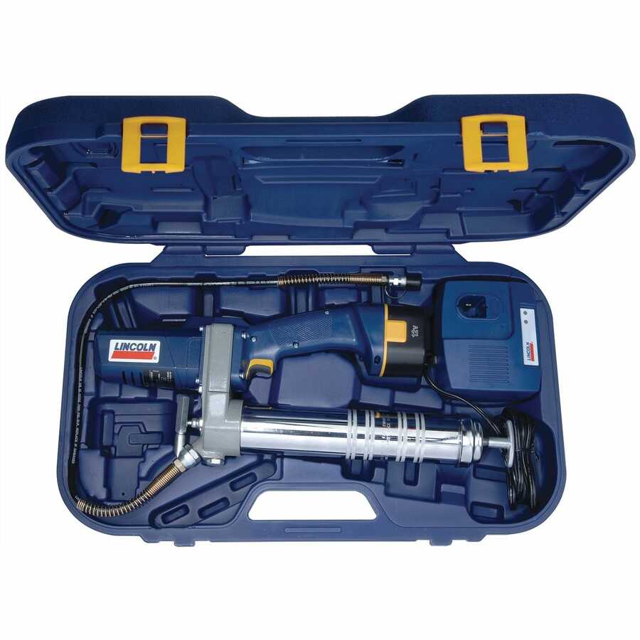 PowerLuber 12V Cordless Rechargeable Grease Gun w/ Case