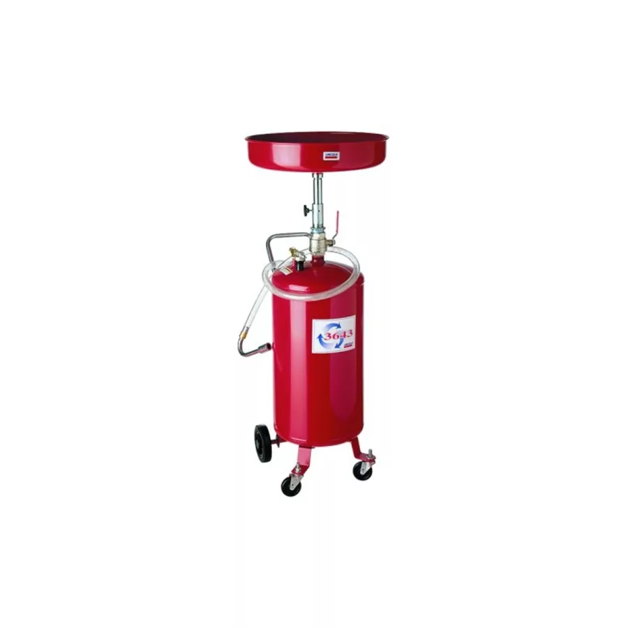 Pressurized Evacuation Oil Drain - 18 Gallon Tank