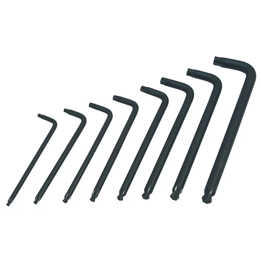 Ball Torx Wrench Set - 8 Pc - T-15 to T-50 Ball Torx Wrench Set - 8 Pc - T-15 to T-50