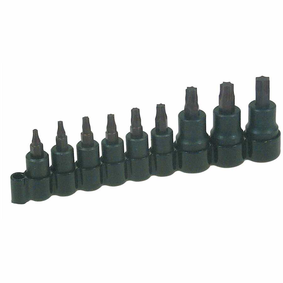 Super Torx Bit Set - T-10 To T-50 9 Pc