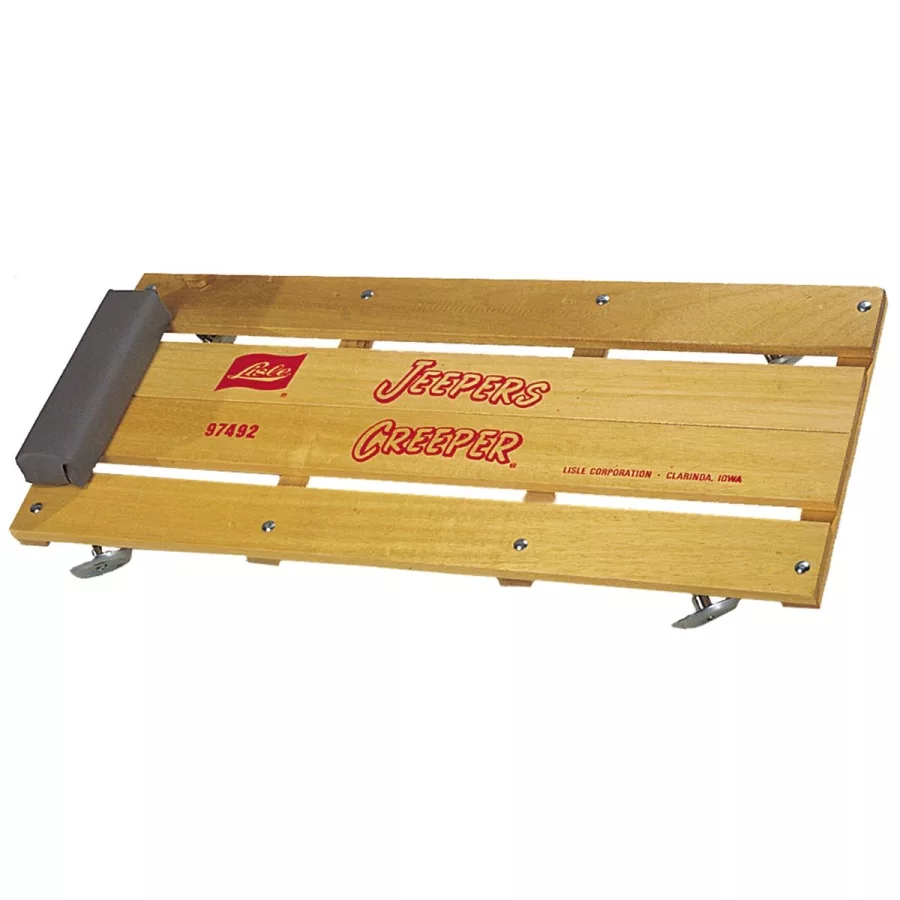 36 In Deluxe Wooden Creeper w/ Padded Headrest